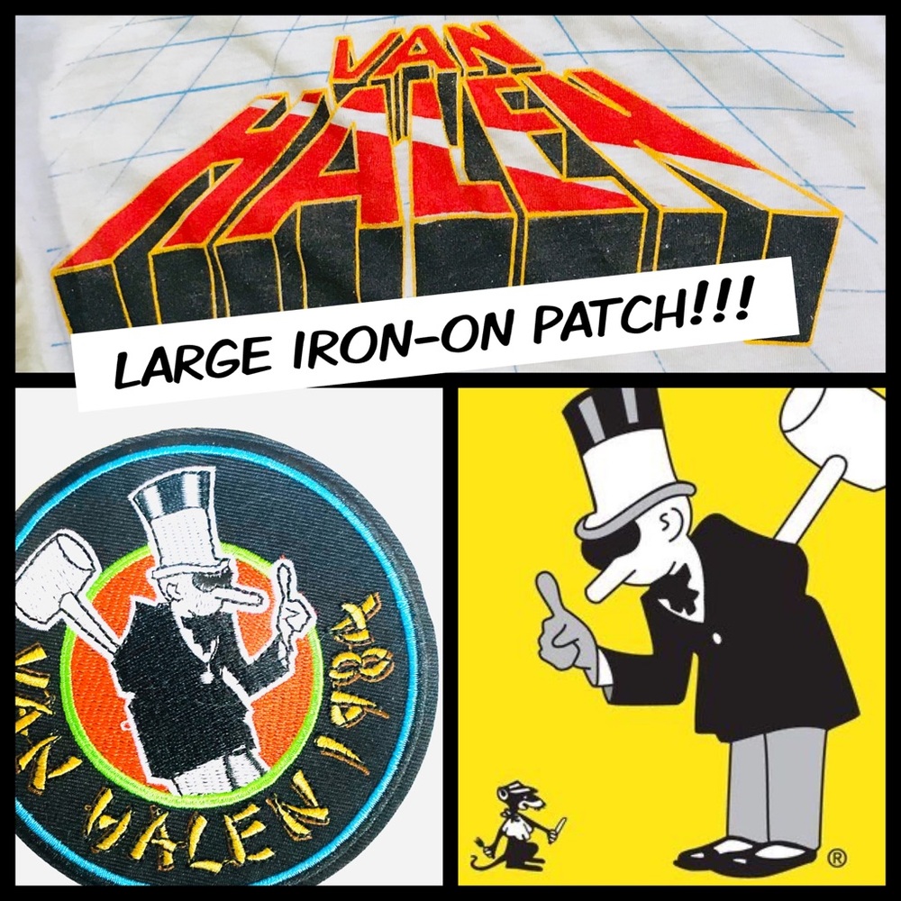 LARGE VAN HALEN IRON-ON PATCH - Picture 1 of 8